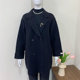 Double -sided cashmere coat Middle -aged and elderly women's autumn and winter new mothers dress loose suits to collect small woolen coats