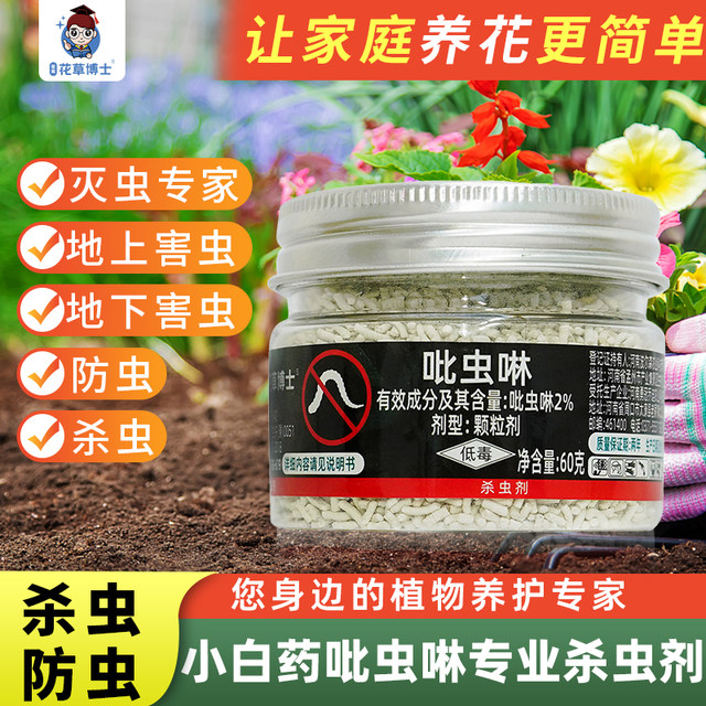 Dr. Huacao's imidacloprid small white drug insecticide special insecticide scale insect succulent plant soil insecticide
