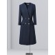 Professional dress high-end women's clothing, three-quarter sleeves, collarless fashion temperament, OL commuting work clothes for women in spring and autumn new style
