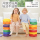 Springbuds Rainbow Crossing River Stone Children's Balance Sensor Training Kindergarten Home Indoor Crossing Bridge Educational Toys