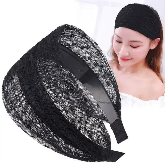 White hair artifact wide-brimmed headband headband seamless hairband 2025 new daily wear non-slip toothed headband for women