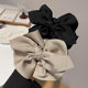 Full head black bow scratching hair accessories 2025 new low bun head high-end hair clip headwear for women