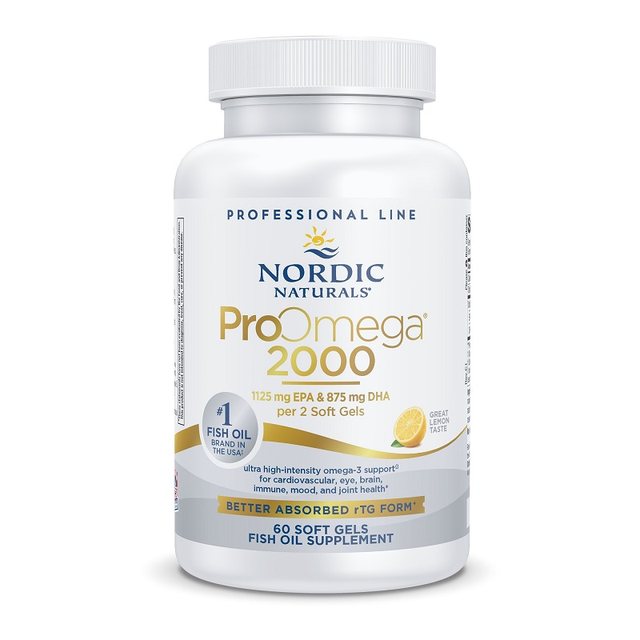Norwegian fish adult ProOmega 2000 concentrated omega3 fish oil deep sea fish soft capsule high concentration DHA