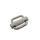 Stainless steel 316 knurled Japanese buckle 50mm adjustment strap accessories knurled belt buckle sliding webbing buckle