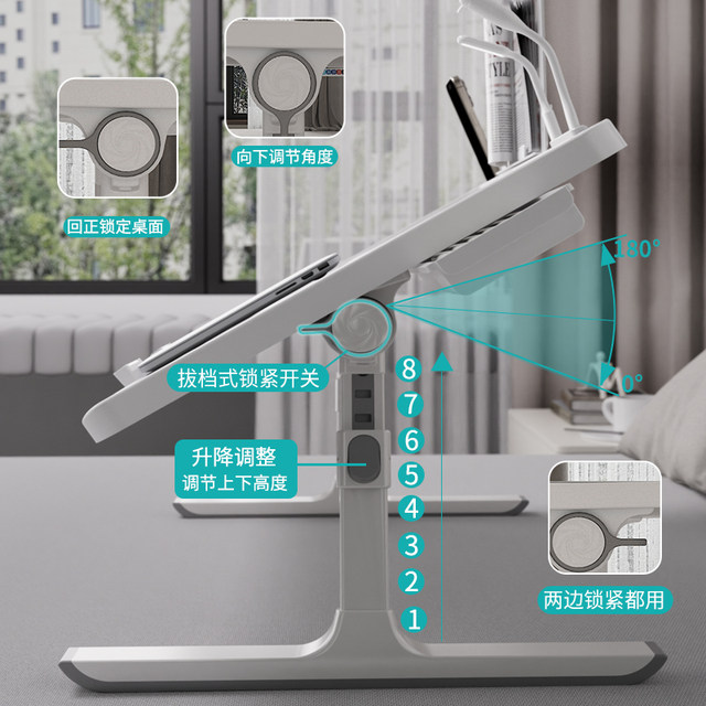 Small table on the bed can be folded lifting and adjustable bay window ...