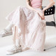 Elastic high waist loose slim skirt for women in summer new sweet atmosphere design a line cake midi skirt