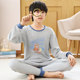 Boys' autumn clothes and long pants pure cotton, big children and girls' cotton underwear sets, boys, teenagers and children's cotton sweaters and pajamas