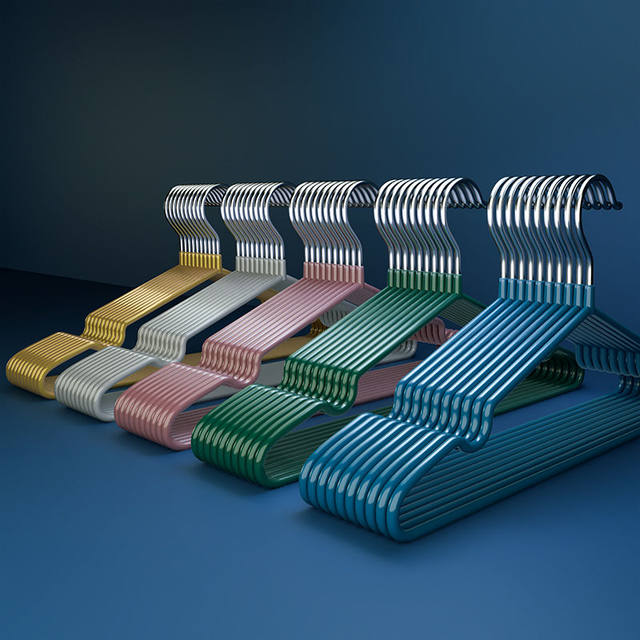 High-end non-slip clothes hanger, Internet celebrity seamless thick clothes hanger, home student dormitory clothes support, 30 pieces for adults