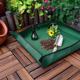 Gardening floor mat Oxford cloth balcony soil mat change basin waterproof thickening tool planting flowers change flowers and mixing soil and growing flowers
