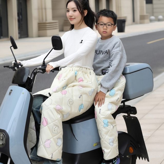 Electric vehicle and motorcycle windshield, rear seat straddle, warm knee pads, leg guards, windshield skirt, thickened waterproof and windproof apron
