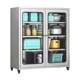 Stainless steel kitchen cupboard side cabinet restaurant storage cabinet cabinet cabinet storage cabinet household pot storage cabinet storage cabinet low cabinet