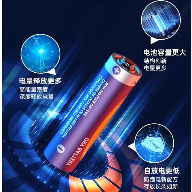 General No. 5 No. 7 Carbon Battery TV Air Conditioner Remote Control Wall Clock Alarm Clock AAA No. 5 No. 7 Dry Battery