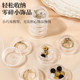 Exquisite superimposed jewelry storage box Multi-layer ring necklace earring earrings clip anti-oxidation transparent portable jewelry box