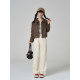 Wangjiayouyu's new versatile jeans slimming straight high waist wide-leg pants women's trousers