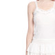 BM suspender vest for women 2025 new lace suspender pure desire pure white lace suspender vest