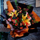 Ouya paper flower wrapping paper florist shop floral package flower paper double-sided two-color opening bouquet rose material