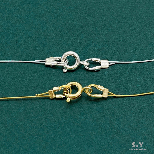 Color-protected 14K gold-wrapped small hole pearl special line DIY handmade wire rope bracelet necklace material bag accessories