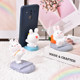 Rabbit lazy mobile phone stand desktop ornament creative cute cartoon office tablet ipad universal support stand

