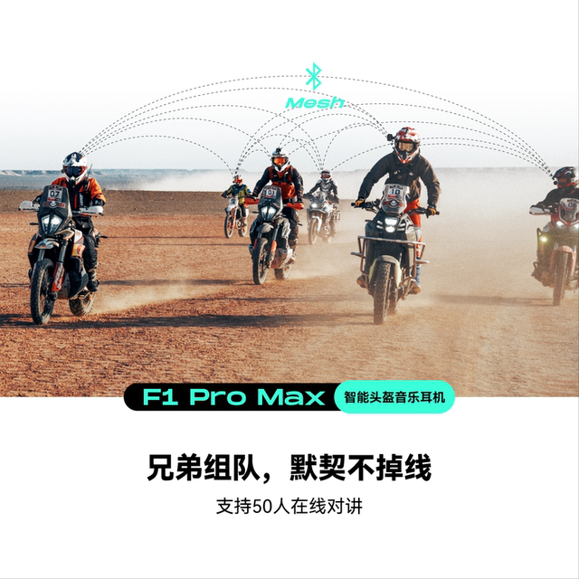 ASMAX F1Pro Max Moying Black Helmet Bluetooth Headset Motorcycle Riding Full Helmet Built-in Motorcycle Special