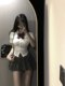 Summer jk uniform waist shirt women's top short-sleeved college style slim white shirt hot girl skirt suit
