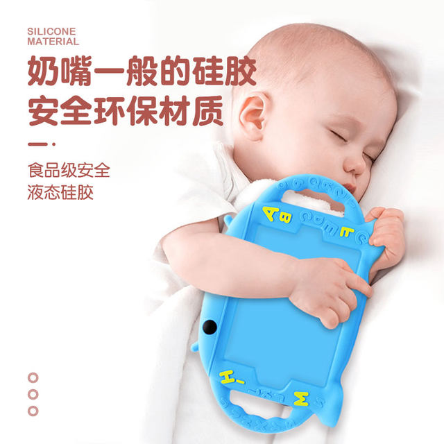 iPad protective case Air5 Children's anti -fall 9th ​​generation 10.2 -inch card looks good. Apple 10.9 -inch PRO11 Silicone MINI3456 set of cute hand 9.7 All -inclusive AIR2 set 8
