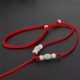 Buy one get one free one -to -one pendant necklace rope can adjust the pendant rope handmade woven high -end red rope to wear jade pendant hanging neck
