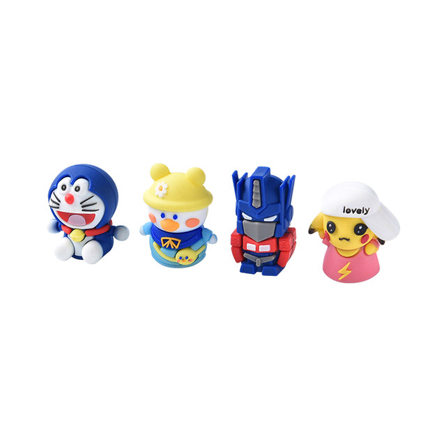 Car valve cap tire modification creative cartoon pattern dust cap motorcycle electric vehicle valve core cover