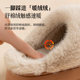 
2025 new 2025 Autumn and Winter Half-Back Heel Cotton Rack Plus Fleece Warm Couple Wear Plush Thick Solee Unslip Home