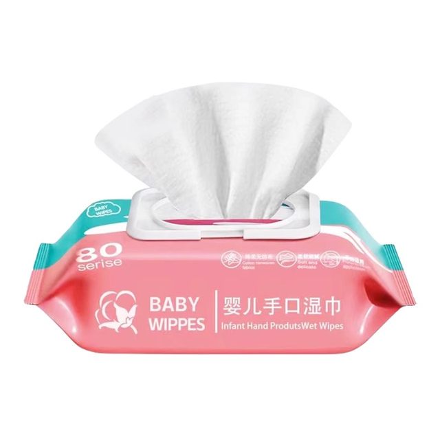80 large pack of wet wipes for newborn baby hand and mouth special wipes for wiping face and washing face for mothers, infants and young children at home