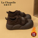 La Chapelle thick-soled snow boots for women 2025 new winter Velcro plus velvet sneakers Maillard maternity cotton shoes