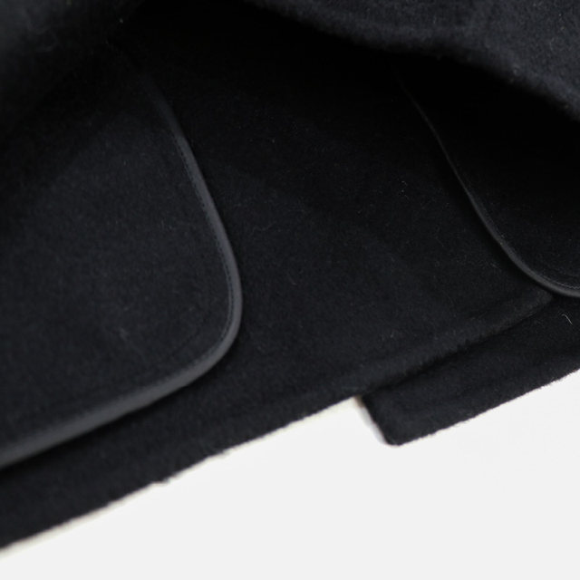 Patavinity grid bears decorative disassembly short two -sided double -sided, female winter cotton wool jacket jacket