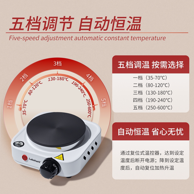 Labshark laboratory electric furnace closed digital display consumables heating small electric furnace universal electric belt sensor