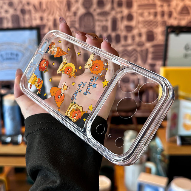 
Suitable for Apple 17 promax mobile phone case new 2025 internet celebrity hot model iPhone 16 star man Air lens all-inclusive 15 high-end 14 pro niche 14 plus transparent 13 shell 12