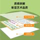 Kindergarten connection knowledge wall chart nine mathematics, Chinese and English early education wall stickers HD