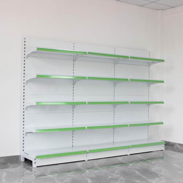 
Thick solid board large supermarket shelves single and double sided convenience store mother and baby store canteen oil shelf display shelf