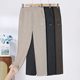 
Middle-aged and elderly women's autumn and winter velvet thickened high-waisted straight pants 2025 new mother's elastic waist casual trousers