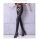 Belove pants female wearing velvet thickened PU leather pants 2024 autumn and winter new black high -waisted tight pencil trousers