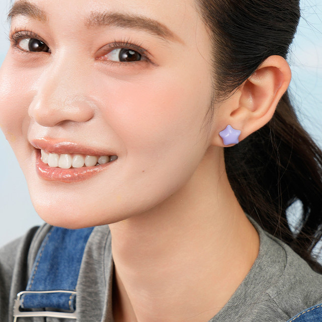 Sanglei Xiaotang Star Earrings Fashionable Temperature Versatile Niche Design Star Earrings Women's 2025 Spring and Summer Fabulous Style