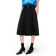 SALT.P, a golden style French high-waisted A-line skirt, women's flower bud skirt, summer (belt free)