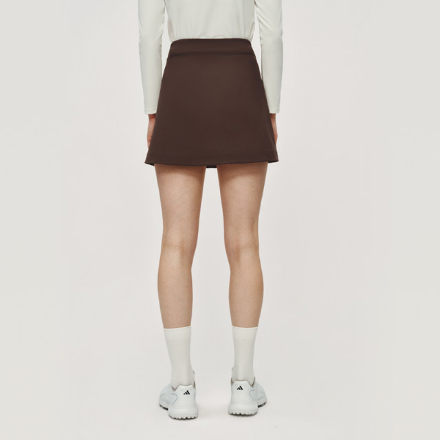 AOT sports and casual A-line short skirt for women | lightweight, soft, high elastic, moisture-absorbing and breathable | slim waist-hugging design