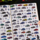 Automobile engineering car stickers book construction site traffic stickers stickers 2-3 to 6 years old children early education enlightenment 4 boys toys 5