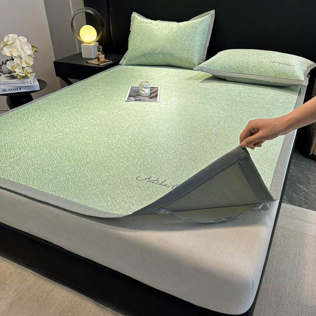 
Summer Cool Ice Silk Cool Mat, Category A, maternal and infant grade, machine washable, air-conditioned soft mat, three-piece set, summer cooling mat 2025 new style