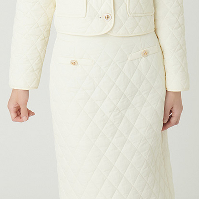 
SATIN winter new diamond high waist skirt women's commuter A-line skirt mid-length skirt O244T380