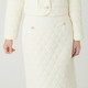 
SATIN winter new diamond high waist skirt women's commuter A-line skirt mid-length skirt O244T380