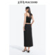 Peacebird Women's Clothing, Pencil Skirt 2025 Spring and Summer Straight High Waist Slim Long Short Skirt Women