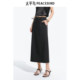 Peacebird Women's Clothing, Pencil Skirt 2025 Spring and Summer Straight High Waist Slim Long Short Skirt Women