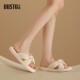 Dadong black soft-soled slippers for women 2025 new style fashion flat sandals fairy style skirt sandals