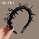 Princess of Paris Qingwan hairband women's high skull wavy hairpin with teeth 2025 new face wash non-slip hair binding headband