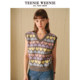 TeenieWeenie Bear Autumn Style Soft Glutinous Knitted Sweater Vest Sweater Outside Women's Dopamine
