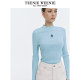 TeenieWeenie Bear Women's Spring Fashion Slim Half-Turneck Sweater Underwear Simple Plain Base Shirt
